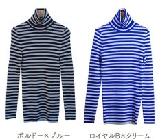 画像14: ［360°美シルエット・立体設計］ イタリア産キャッシュウール100％ リブタートルネック ニット 【日本製・自社工場】 (14)